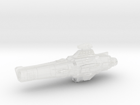 Eedie's Firehawks Mercenary Cruiser in Clear Ultra Fine Detail Plastic