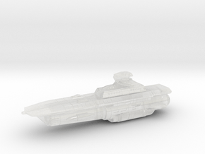 Eedie's Firehawks Mercenary Command Ship in Clear Ultra Fine Detail Plastic