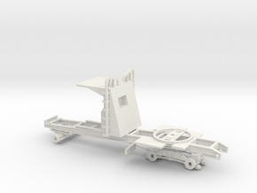 1/50th Heavy Log Truck Frame and cab Guard in White Natural Versatile Plastic