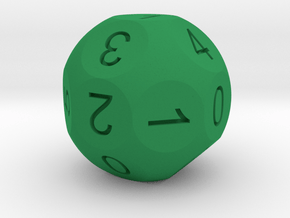 D18 numbered as the difference of 2 D6 in Green Smooth Versatile Plastic