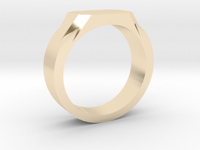Rectangular signet band, all sizes multisize in 9K Yellow Gold : 13 / 69