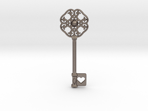 key in Polished Bronzed-Silver Steel