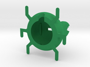 Crab AirPods Pro Holder for Charging in Green Smooth Versatile Plastic