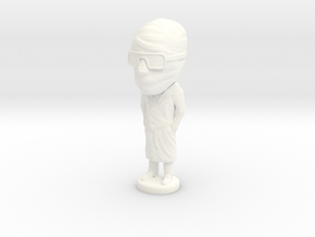 Invisible Man Statue in White Processed Versatile Plastic