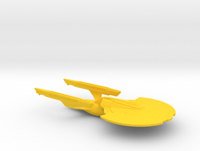 1/2500 USS Ranger in Yellow Smooth Versatile Plastic