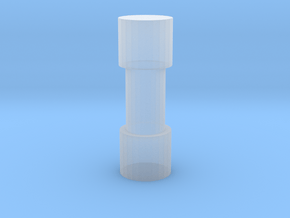 Pipe Bomb in Smooth Fine Detail Plastic