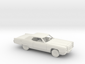 1/25 1972 Lincoln Continental Coupe Kit in White Natural Versatile Plastic