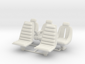 Star Trek - TNG Bridge Chairs in White Natural Versatile Plastic