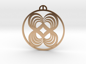 pendant in Polished Bronze