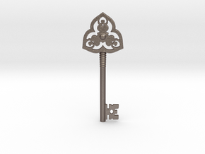Key in Polished Bronzed-Silver Steel