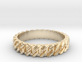 Cuban Link Ring All sizes, Multisize in 9K Yellow Gold : 12 / 66.5
