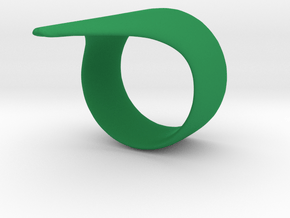 Finger tip ring for handling tiny object in DIY pj in Green Processed Versatile Plastic