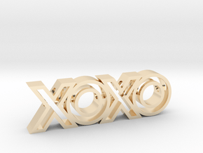 XOXO Pendant (Necklace) in 14K Yellow Gold