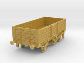 o-100-met-railway-high-sided-open-goods-wagon-3 in Tan Fine Detail Plastic
