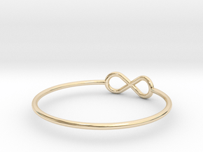 Infinity wire ring All sizes, multisize in 9K Yellow Gold : 13 / 69