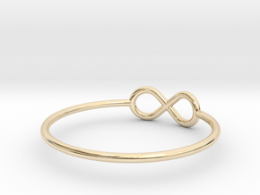 Infinity wire ring All sizes, multisize in 9K Yellow Gold : 9 / 59