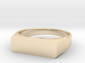 girls custom ring size 8.5 in 14K Yellow Gold