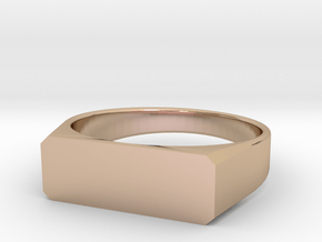 girls custom ring size 8.5 in 9K Rose Gold 