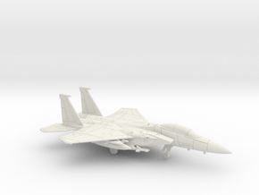 F-15E Strike Eagle (Loaded) in White Natural Versatile Plastic: 1:200