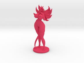 Demon Fuary 50mm in Pink Smooth Versatile Plastic