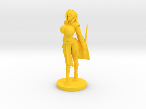 Fuary 120mm in Yellow Smooth Versatile Plastic