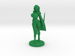 Fuary 120mm in Green Smooth Versatile Plastic