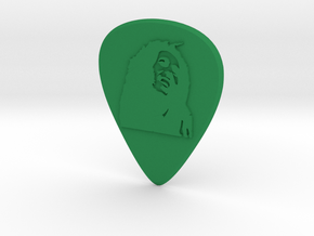 guitar pick_Bob in Green Processed Versatile Plastic