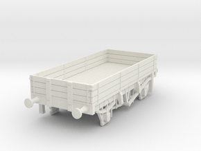 o-76-met-railway-low-sided-open-goods-wagon-1 in White Natural Versatile Plastic