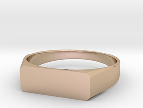 ring for engraving All sizes, multisize in 9K Rose Gold : 13 / 69