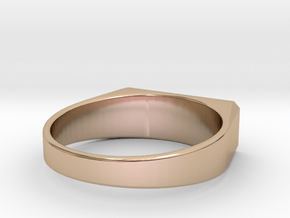 ring for engraving All sizes, multisize in 9K Rose Gold : 8 / 56.75