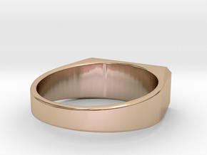ring for engraving All sizes, multisize in 9K Rose Gold : 5 / 49