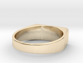 ring for engraving All sizes, multisize in 14K Yellow Gold: 5.5 / 50.25