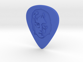 guitar pick_John in Blue Processed Versatile Plastic