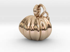 Pumpkin Pendant in 9K Rose Gold 