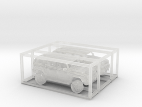 1/160 2X 2021-Present GMC Hummer EV SUV Set Kit in Clear Ultra Fine Detail Plastic
