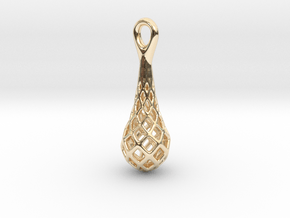 Diamond Flask in Vermeil