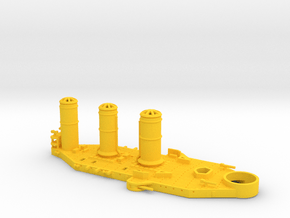 1/600 HMS Tiger (1916) Superstructure in Yellow Smooth Versatile Plastic