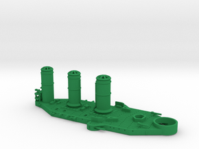 1/600 HMS Tiger (1916) Superstructure in Green Smooth Versatile Plastic
