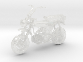 Honda CT 70 Minibike 3 inch in Clear Ultra Fine Detail Plastic