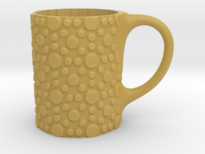 Mug_dots in Tan Fine Detail Plastic