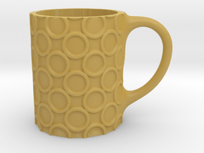 mug circles in Tan Fine Detail Plastic