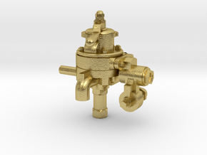 G-6 Automatic Brake Valve in Natural Brass: 1:20