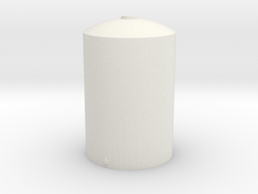 1/64 Scale 5000 Gallon Vertical Tank in White Natural Versatile Plastic