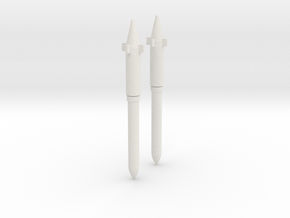 1/72 Scale 4500 lb Disney Swish Rocket Assist Bomb in White Natural Versatile Plastic