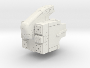 LOGH Imperial Destroyer(Hameln2) 1:2000 (Part 1/2) in White Natural Versatile Plastic