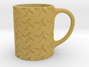 mug 4pstars in Tan Fine Detail Plastic