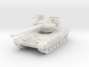T-72AV TURMS-T 1/100 in White Natural Versatile Plastic