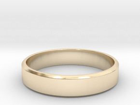 beveled band All sizes, Multisize in 9K Yellow Gold : 6 / 51.5