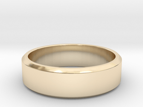 beveled band All sizes, Multisize in 14K Yellow Gold: 5 / 49