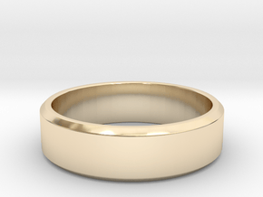 beveled band All sizes, Multisize in 14K Yellow Gold: 5.5 / 50.25